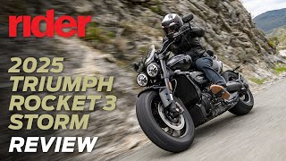 2025 Triumph Rocket 3 Storm R and GT Review [upl. by Gnouc]