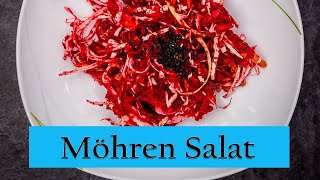 Möhrensalat mit Tomatensauce  Rohvegan [upl. by Aisylla716]