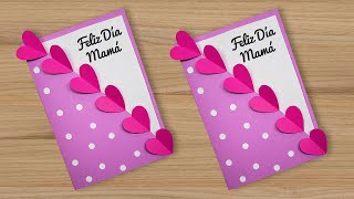 💜💜TARJETA HECHA A MANO PARA EL DÍA DE LA MUJERMADRE 😍 Especial día de la madre😍 Womens Day Card 💜 [upl. by Mallin]