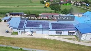 Instalacja fotowoltaiczna  Suntrans  80kWp  Szczurowa [upl. by Travax]