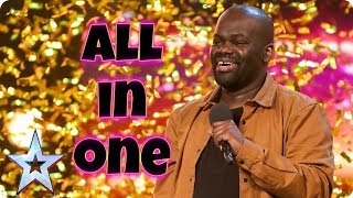 Daliso Chaponda  3rd Place  Full Auditions  Britains Got Talent 2017  Plus results [upl. by Zephan]