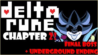 DELTARUNE Chapter 2  Final boss  Underground Ending [upl. by Ramed113]