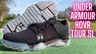 Looking For COMFORTABLE And STABLE Golf Shoes THEN WATCH THIS  Under Armour HOVR Tour SL Review [upl. by Allan]