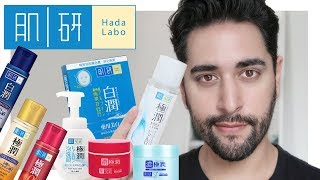 HADA LABO Brand Review  Lotions Oil Cleanser Gel  Creams and Sunscreen ✖ James Welsh [upl. by Nibur]