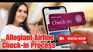 Allegiant Airline Checkin Process  Full Dtail  Watch Full Video [upl. by Rubia598]