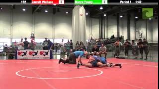 Cadet  BOY 152  Garrett Wallace vs Marco Young [upl. by Grizel]