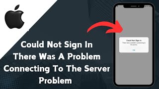 How To fix Could Not Sign InThere Was a problem Connecting To The Server Problem [upl. by Schuman]