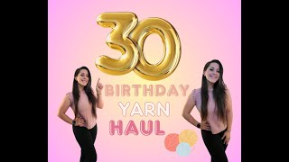 Birthday YARN HAUL JoAnns yarn haul run [upl. by Eelyahs337]