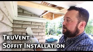 TruVent® Hidden Vent Soffit Installation [upl. by Ytissac516]