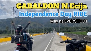 Manila to Gabaldon NEcija Independence Day Ride May nagOVERSHOOT [upl. by Zelma]