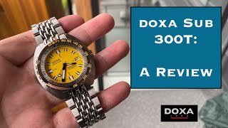 Doxa Sub 300t Divingstar A Review [upl. by Oicnaneb]