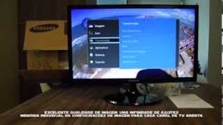 TV LED Samsung T24C310  Unboxing  Fast review [upl. by Adnirb]