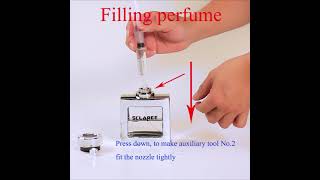 MUB Perfume Refill Pump Tools Perfume Dispenser Pump Extraction and Injection Adapter Tools [upl. by Naujad]