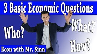 Types of Goods and the 3 Basic Economic Questions [upl. by Hook776]