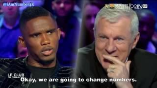 Samuel Etoo on Pep Guardiola 2014  FULL INTERVIEW with English Subtitles [upl. by Akibma]