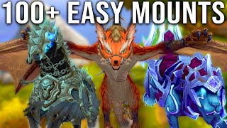 100 Easy to Get Mounts and How to Get Them in World of Warcraft [upl. by Denver199]