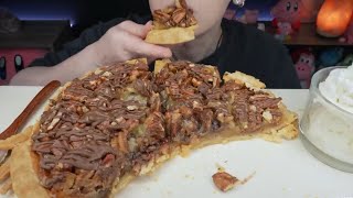 VNM ASMR pecan pie ice cream mukbang bites only [upl. by Antonella]