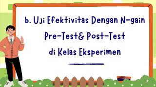 Part 3 Uji Wilcoxon amp Uji Efektivitas Dengan N gain Pre Test amp Post Test Kelas Eksperimen [upl. by Adnawad]