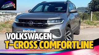 VALE O PREÇO NOVO VOLKSWAGEN TCROSS COMFORTLINE 2025  CONSUMO REAL DETALHES E AVALIAÇÃO [upl. by Idyh53]