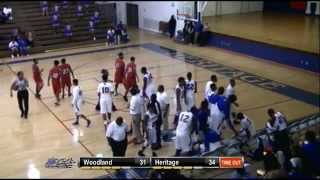 Boys Basketball Heritage vs Woodland [upl. by Gregson]