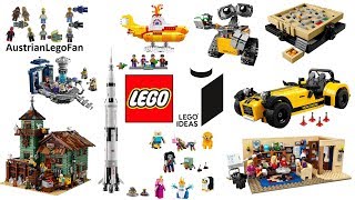 The Last 9 Lego Ideas Sets Compilation  Lego Speed Build Review [upl. by Elysha]