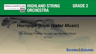 Hornpipe from Water Music by Richard Meyer  Score amp Sound [upl. by Elizabet64]