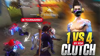 Tournament 🏆 Highlights  1v4 Tournament Best Clutches BY RDP [upl. by Nancey431]