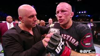 UFC 167 Georges StPierre Octagon Interview [upl. by Marola]