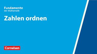 Zahlen ordnen  Fundamente der Mathematik  Erklärvideo [upl. by Ahsienauq]