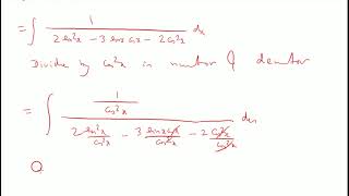 Integration ∫ 1 sin x 2cos x2sin x  cos x dx [upl. by Okimuy]