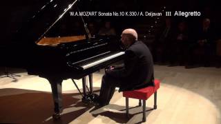 Alessandro Deljavan Mozart Sonata n10 in C major K330 III Allegretto [upl. by Radke275]