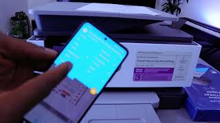 How To Print From Phone Android or iPhone To HP Officejet Pro 9120E Printer [upl. by Arhaz]