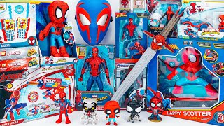 SpiderMan Toy Collection Unboxing Review Spidey and His Amazing Friends Toy Collection [upl. by Assiled]