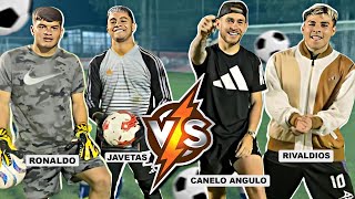 CANELO ANGULO Y RIVALDIOS VS JAVETAS EN EL ARCO Y EL RONNY [upl. by Atirec]