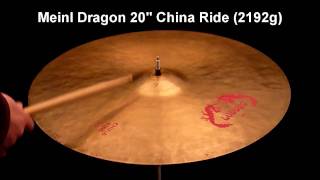 Meinl Dragon 20quot China Ride 2192g [upl. by Assillim]