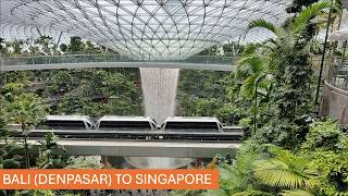 BALI to SINGAPORE on Asias Most Popular Budget Airline  AirAsia Flight Experience [upl. by Edik]