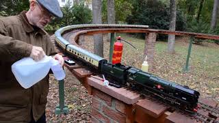 Gauge 1 Live Steam Merchant Navy Loco 35028 Clan Line [upl. by Rentsch]