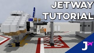 Minecraft  Airport Jetway Tutorial [upl. by Gnilrets417]