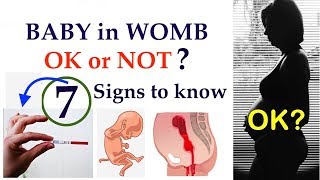 Signs to know baby in womb is OK or not [upl. by Deni]