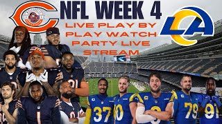 Bears vs Rams THRILLER NFL Week 4 Play By Play Watch Party [upl. by Ruhtua922]