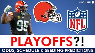 Browns Playoff Path Schedule amp Playoff Predictions  AFC North Chances amp 1 Seed Hopes [upl. by Aleahcim]