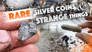 Mudlarking RARE silver coins and STRANGE things on the River Thames Foreshore [upl. by Olva988]