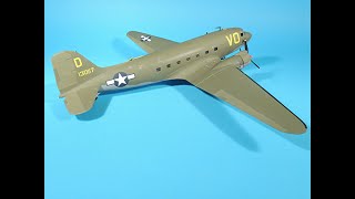 Monogram 148 scale C47 Part3 airbrushing amp weathering the small parts [upl. by Ajssatan327]