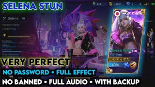 SCRIPT SKIN SELENA STUN FULL EFFECT TERBARU PATCH VALENTINA  MLBB [upl. by Carolann40]