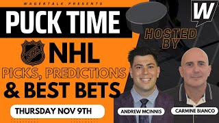 NHL Predictions Picks amp Odds  Islanders vs Bruins  Predators vs Jets  PuckTime Nov 9 [upl. by Letsirhc]