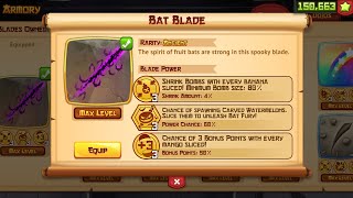 Fruit Ninja  New Blade Power Bat Blade [upl. by Ahsiret]