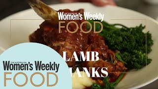 Slowcooker lamb shanks  Womens Weekly [upl. by Adlez]