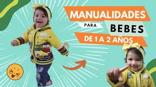 5 JUEGOS CASEROS PARA NIÑOS DE 1 A 2 AÑOS CON RECICLAJE 🧩 IDEAS DE ESTIMULACIÓN 🧩para bebes [upl. by Jestude]