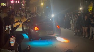 CARS DOING DONUTS AND SPITTING FLAMES [upl. by Acim]