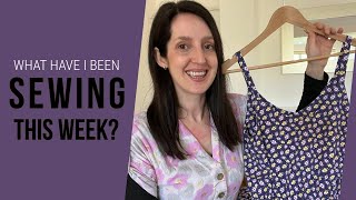 What have I been sewing this week  New handmade dress  One jumpsuit styled 3 ways  and more [upl. by Esadnac]